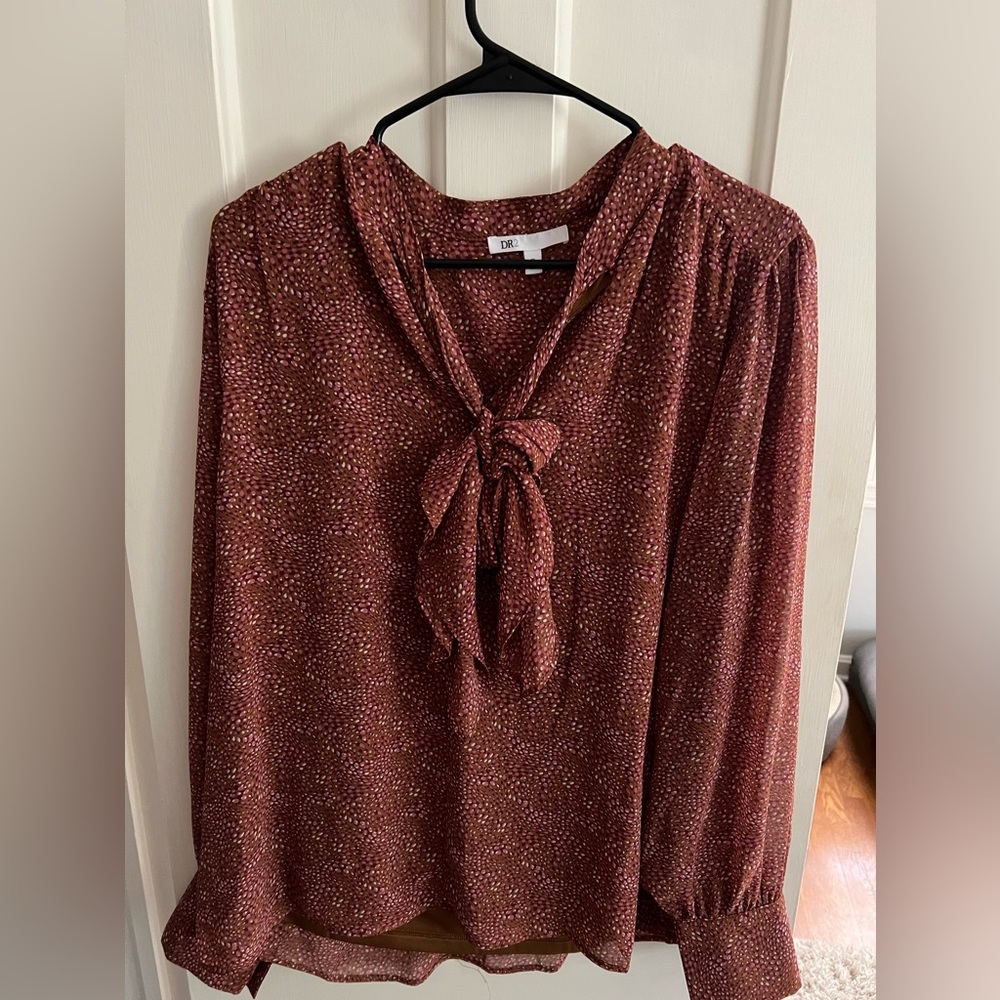 Tie Neck Blouse - NWOT